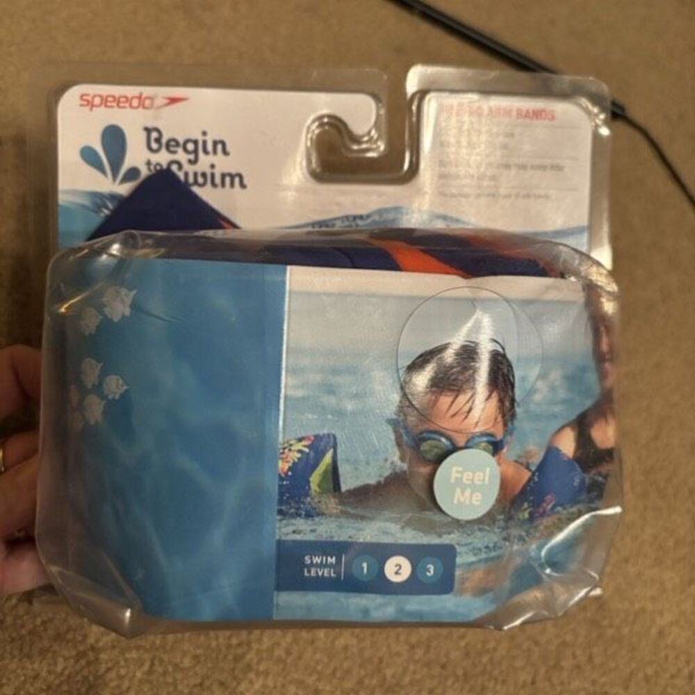 Speedo Begin To Swim Swim Level 2 Fabric Arm Bands *New*